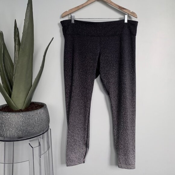 GAP GapFit High Rise Speckle Ombre 7/8 Leggings XL Indigo - Picture 1 of 9